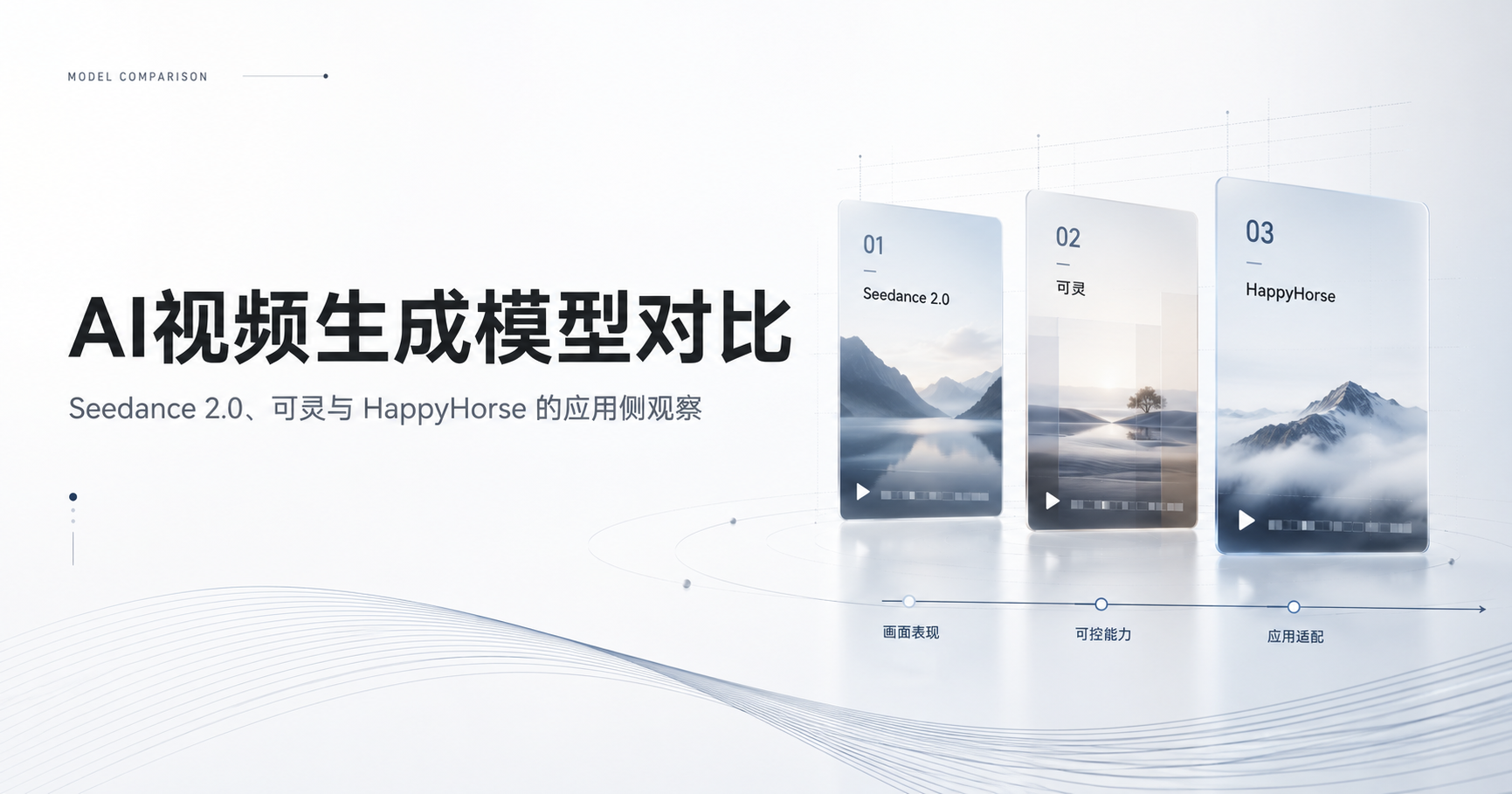 AI视频生成模型对比：Seedance 2.0、可灵与HappyHorse的应用侧观察